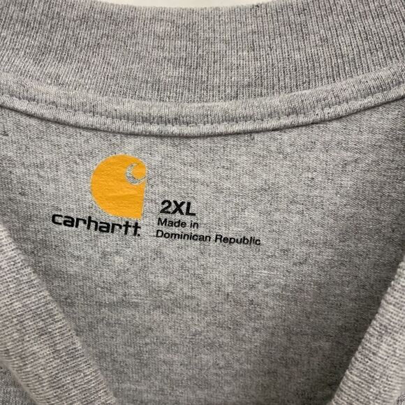Carhartt size 2XL short sleeve gray shirt NWOT - Picture 5 of 7
